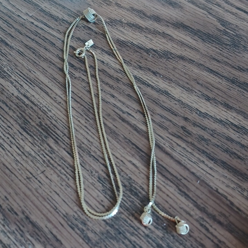 Vintage Sarah Coventry Goldtone Love Knot Lariat-style Necklace